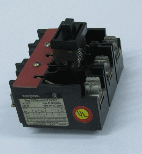 DS121 Disconnect Switch by Eaton, Cutler_Hammer or Westinghouse