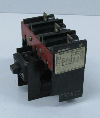 672B294G01 Disconnect Switch by Eaton, Cutler_Hammer or Westinghouse