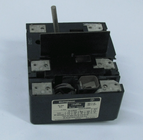 657D780G01 Disconnect Switch by Eaton, Cutler_Hammer or Westinghouse