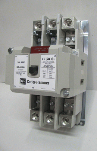 C25LNE3360AC Contactor by Eaton, Cutler Hammer or Westinghouse