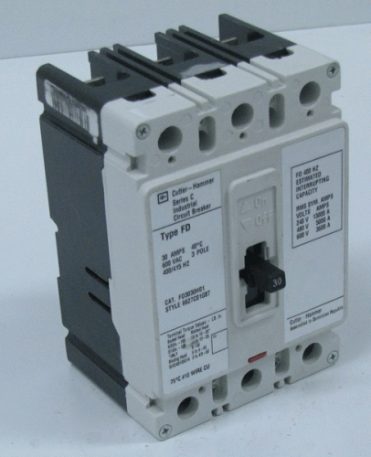 FD3030H01 Circuit Breaker by Eaton, Cutler Hammer or Westinghouse
