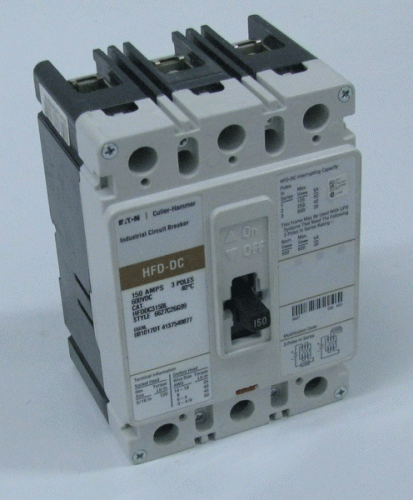 HFDDC3150L Circuit Breaker by Eaton, Cutler Hammer or Westinghouse