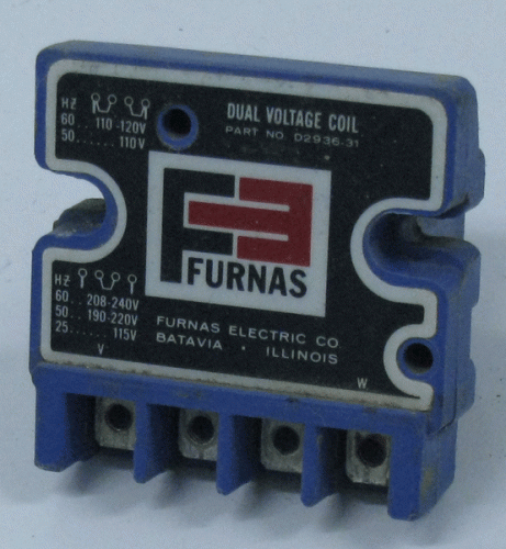 D2936-31 Dual Voltage Coil by Furnas