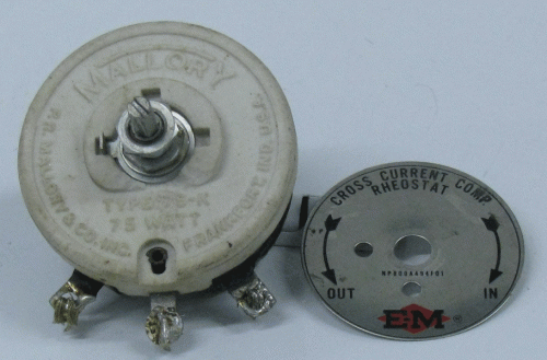 235928 Mallory Rheostat