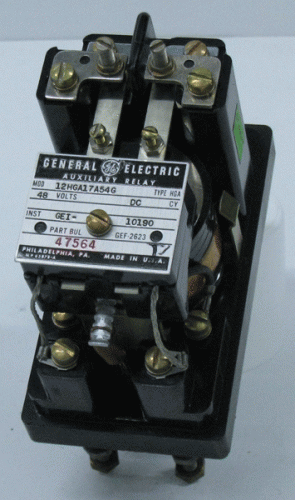 12HGA17A54G Auxillary Relay by General Electric