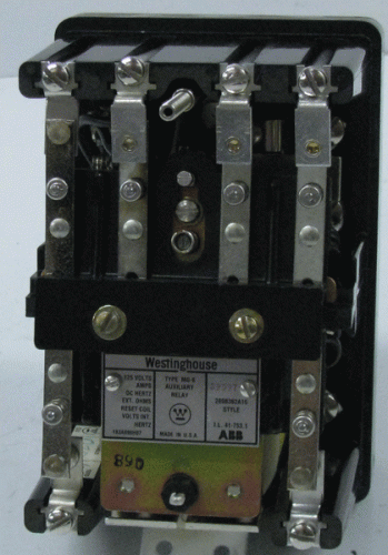 289B362A15 Aux Relay by Eaton, Cutler Hammer or Westinghouse