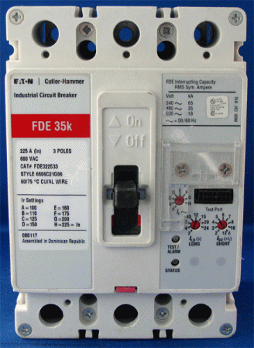 FDE322533 w/ Ir 100-225 Amp Trip Unit Circuit Breaker
