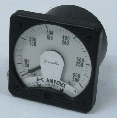 6-37342 AC Amp Meter by Eaton, Cutler Hammer or Westinghouse