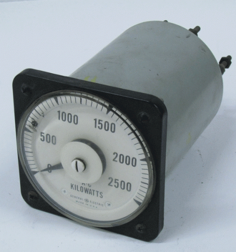 50-106221PCTLJ1ACX AC Kilowatt Meter by General Electric