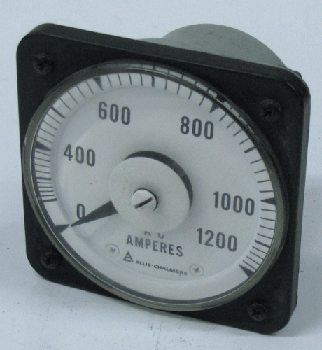 50-103131LSSV2AAL AC Amp Meter by Allis Chalmers