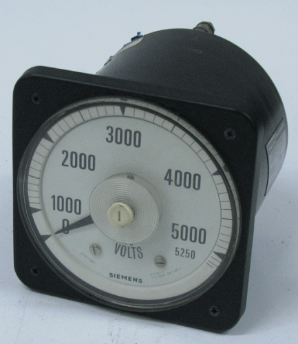 PZULCLS AC Volt Meter by Siemens