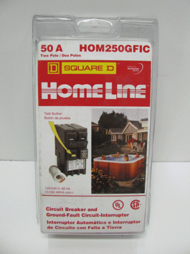 HOM250GFIC Eaton, Cutler Hammer or Westinghouse Circuit Breaker