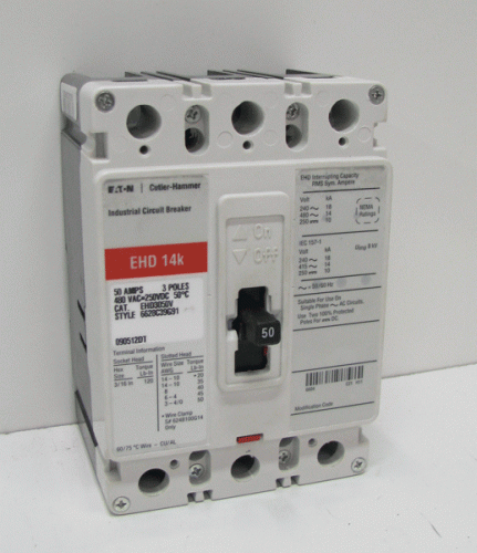 EHD3050V Eaton, Cutler Hammer or Westinghouse Circuit Breaker