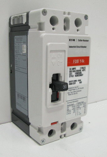 FDB2030L Eaton, Cutler Hammer or Westinghouse Circuit Breaker