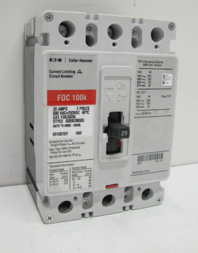 FDC3020L Eaton, Cutler Hammer or Westinghouse Circuit Breaker