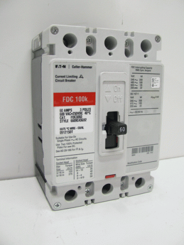 FDC3060 Eaton, Cutler Hammer or Westinghouse Circuit Breaker