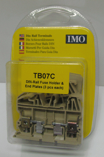 TB07C Din Rail Fuse Holder by IMO