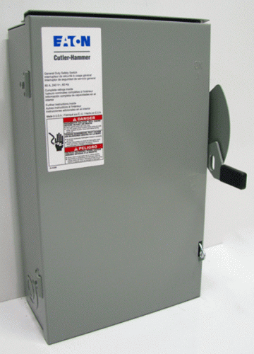 DG322NRB Safety Switch by Eaton, Cutler Hammer or Westinghouse