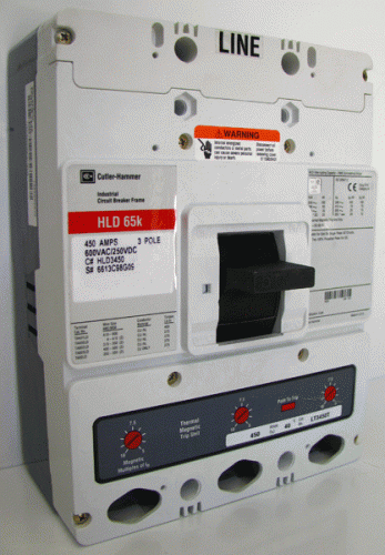 HLD3450 with LT3450 Trip Unit Eaton, Cutler Hammer or Westinghouse Circuit Breaker