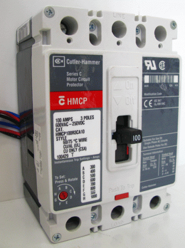 HMCP100R3CA10 with In 300-1000 Trip Unit Eaton, Cutler Hammer or Westinghouse Circuit Breaker