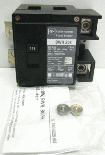 BWH2225 Eaton, Cutler Hammer or Westinghouse Circuit Breaker