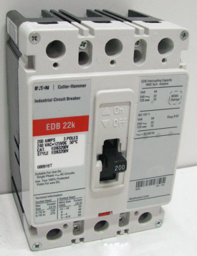 EDB3200V Eaton, Cutler Hammer or Westinghouse Circuit Breaker