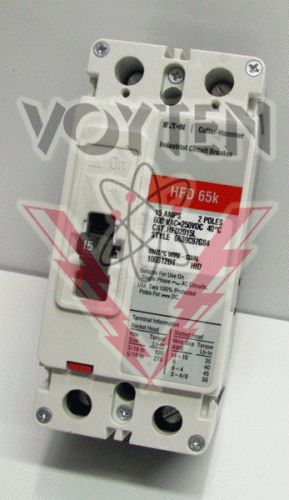 HFD2015L Circuit Breaker by Eaton, Cutler Hammer or Westinghouse