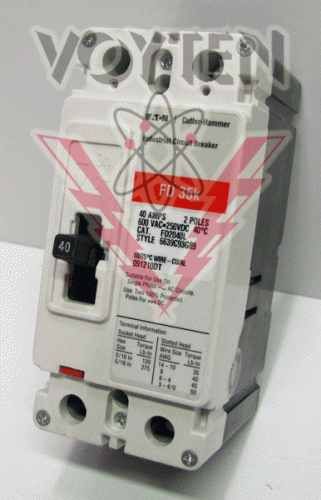 FD2040L Circuit Breaker by Eaton, Cutler Hammer or Westinghouse