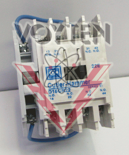 D15CR22W1B Relay by Eaton, Cutler Hammer or Westinghouse
