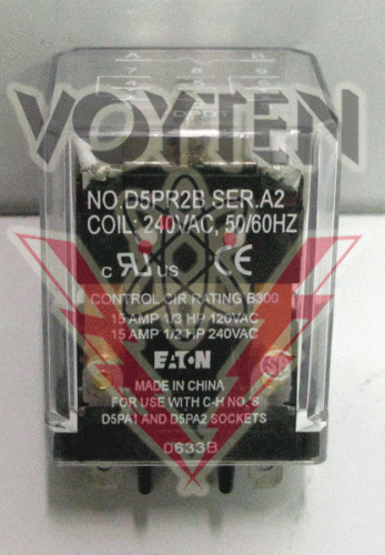 D5PR2B Relay by Eaton, Cutler Hammer or Westinghouse