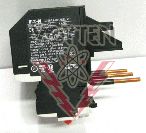 C396A2A032SELXD Relay by Eaton, Cutler Hammer or Westinghouse