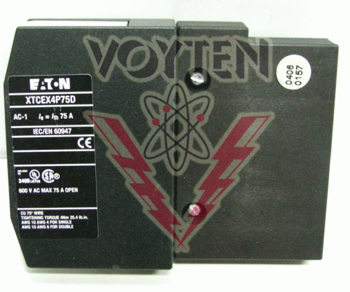 XTCEX4P75D by Eaton, Cutler Hammer or Westinghouse