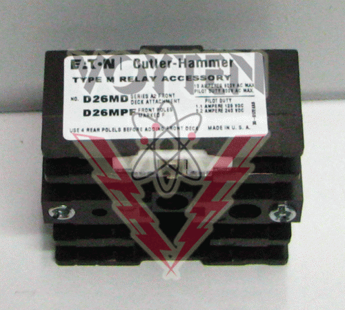 D26MD10 by Eaton, Cutler Hammer or Westinghouse