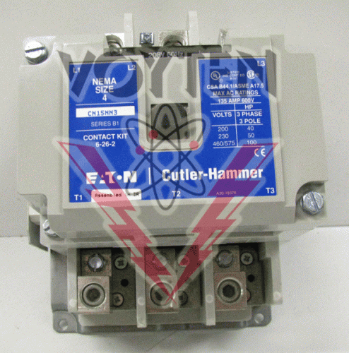 CN15NN3E Contactor by Eaton, Cutler Hammer or Westinghouse
