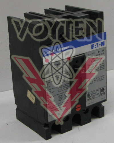 FS340060A Circuit Breaker by Eaton, Cutler Hammer or Westinghouse