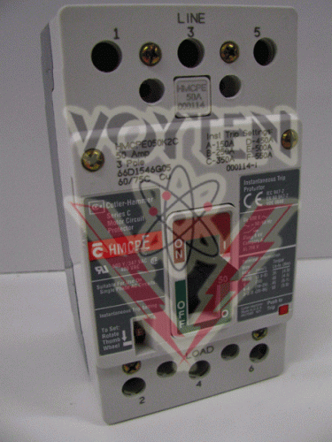 HMCPE050K2C Circuit Breaker by Eaton, Cutler Hammer or Westinghouse