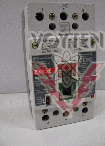 HMCPE015E0C Circuit Breaker by Eaton, Cutler Hammer or Westinghouse