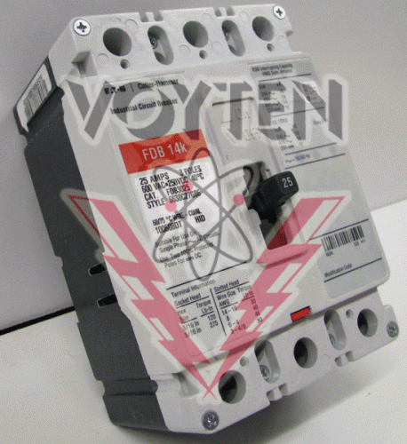 FDB3025 Circuit Breaker by Eaton, Cutler Hammer or Westinghouse