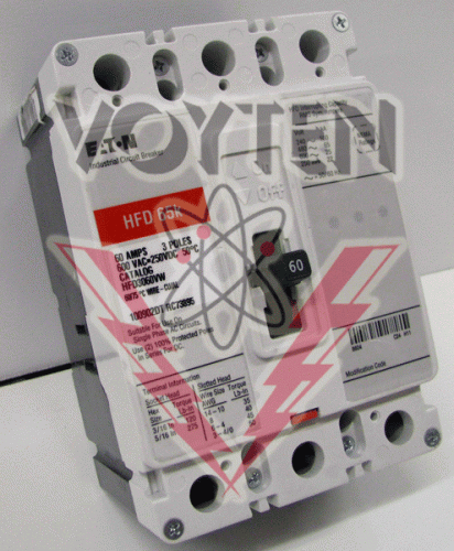 HFD3060VW Circuit Breaker by Eaton, Cutler Hammer or Westinghouse