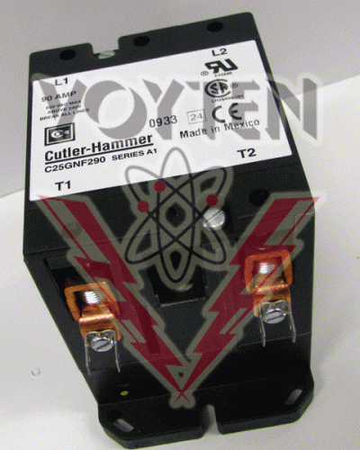 C25GNF290 Contactor by Eaton, Cutler Hammer or Westinghouse
