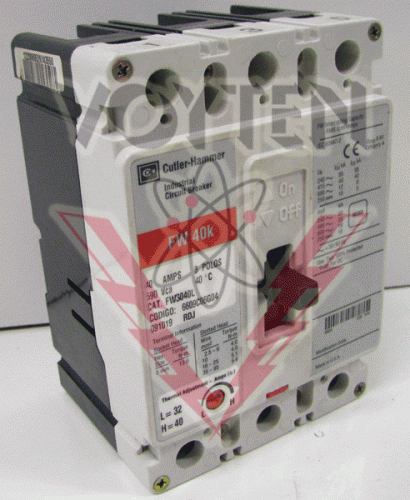 FW3040L Circuit Breaker by Eaton, Cutler Hammer or Westinghouse
