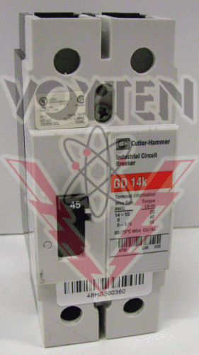 GD2045 Circuit Breaker by Eaton, Cutler Hammer or Westinghouse
