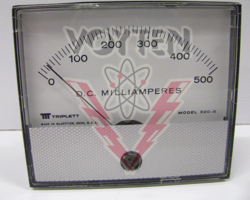320-G 0-500DCMA Milliamperes Meter by Triplett