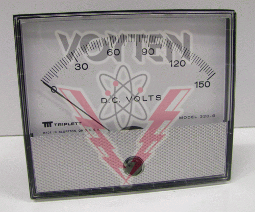 320-G 0-150VDC Volt Meter by Triplett