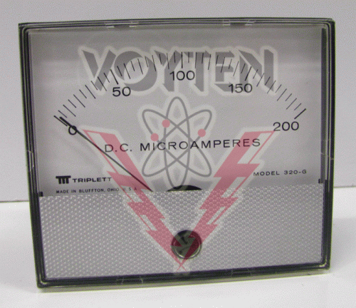 320G 0-200DCUA Microamperes Meter by Triplett