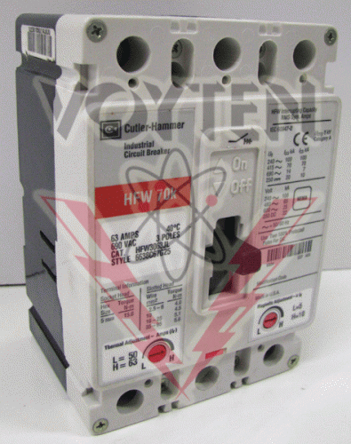 HFW3063JL Circuit Breaker by Eaton, Cutler Hammer or Westinghouse
