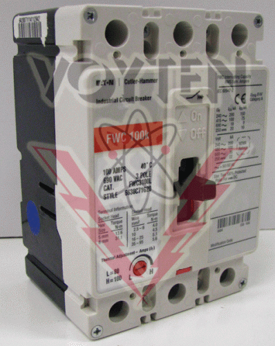 FWC3100L Circuit Breaker by Eaton, Cutler Hammer or Westinghouse