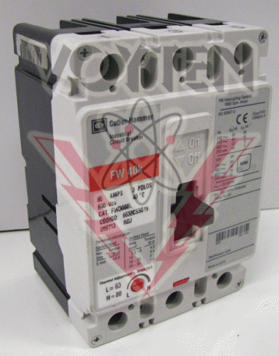 FW3080L Circuit Breaker by Eaton, Cutler Hammer or Westinghouse