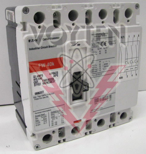 FWF40320L Circuit Breaker by Eaton, Cutler Hammer or Westinghouse