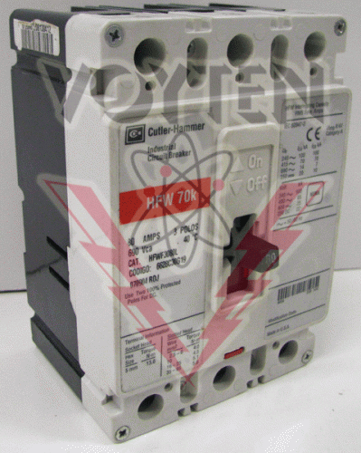 HFWF3080L Circuit Breaker by Eaton, Cutler Hammer or Westinghouse